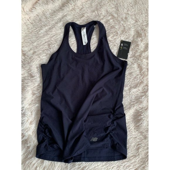 New Balance Dry Tank Moisture Wicking Blue Size M Racerback - Picture 4 of 9
